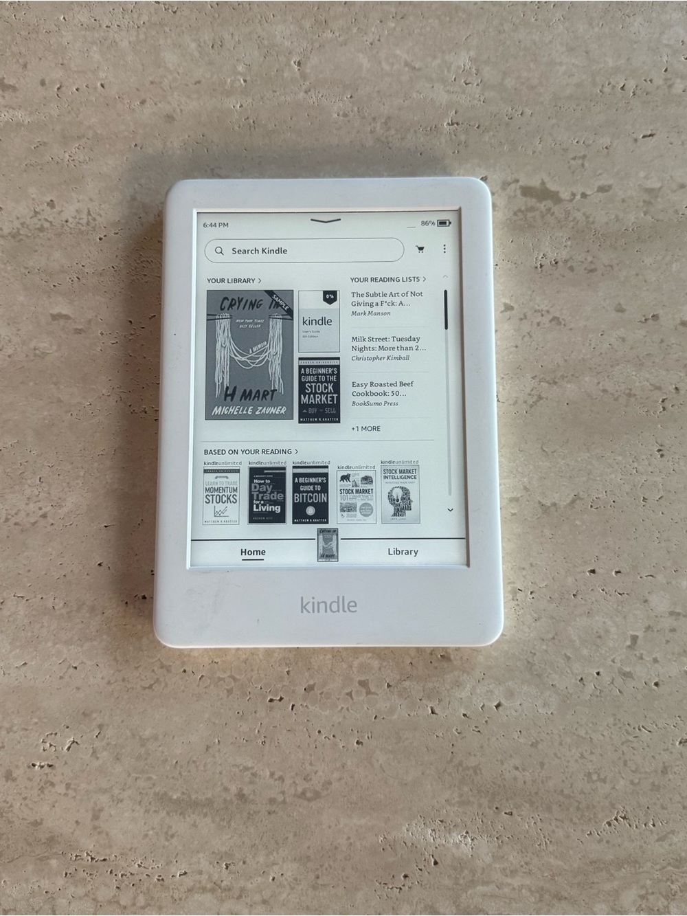 Amazon Kindle Paperwhite E-Reader (WiFi) – Waterproof, Glare-Free Display